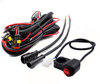 Faisceau électrique complet avec connectiques étanche, fusible 15A, relais et interrupteur de guidon pour une installation plug and play sur Ducati GT 1000<br />