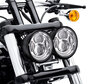 Phares à LED pour Harley-Davidson Fat Bob 1690 - Optiques moto rondes homologuées