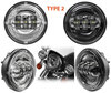 Optiques LED pour phares additionnels de Harley-Davidson Tri Glide Ultra Classique 1690