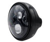 Exemple de Phare et optique LED noirs pour Moto-Guzzi Bellagio 940