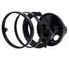 Phare rond noir pour optique full LED de Moto-Guzzi Bellagio 940, assemblage des pièces