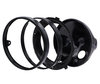Phare rond noir pour optique full LED de Moto-Guzzi Griso 1200, assemblage des pièces