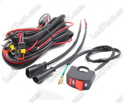 Cable D'alimentation Pour Phares Additionnels LED Suzuki Bandit 1200 N (1996 - 2000)