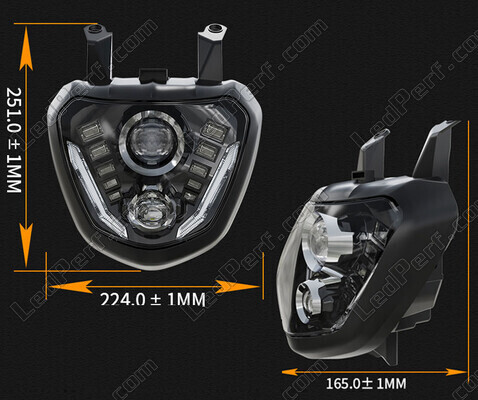 Phare LED pour Yamaha MT-07 (2014 - 2017)