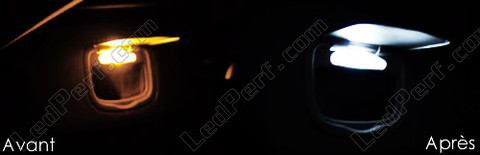 Ledlamp bij spiegel op de zonneklep Alfa Romeo GT