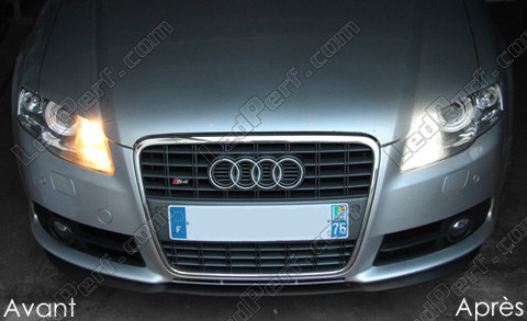Led dagrijlichten overdag Audi A4 B7
