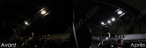 Ledlamp bij spiegel op de zonneklep Audi Tt Mk 2