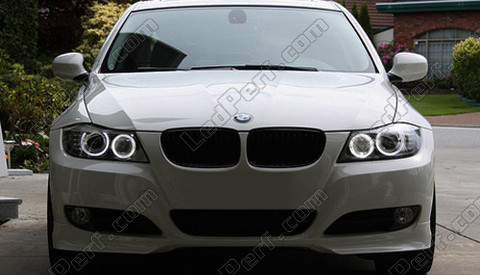 Led angel eyes BMW Serie 3 (E90 E91) LCI met originele Xenon