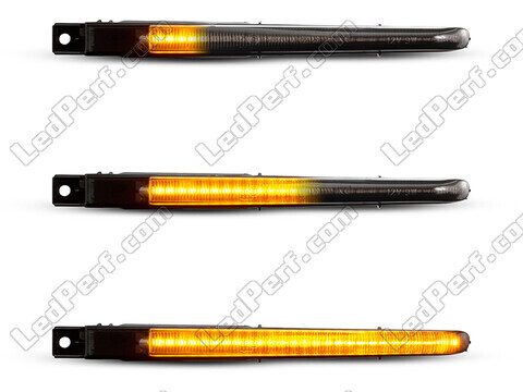 Verlichting van de dynamische LED zijknipperlichten voor BMW Serie 5 (F10 F11) - Zwarte versie