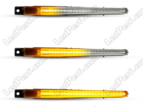Verlichting van de sequentiële LED zijknipperlichten voor BMW Serie 5 (F10 F11) - Transparante versie