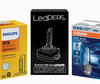 Oorsponkelijke lamp Xenon voor Citroen C4 II, Osram-, Philips- en LedPerf-merken beschikbaar in: 4300K, 5000K, 6000K en 7000K