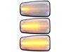 Verlichting van de sequentiële LED zijknipperlichten voor Citroen Jumpy (2007 - 2012) - Transparante versie