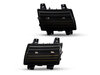 Vooraanzicht van de dynamische LED zijknipperlichten voor Jeep  Wrangler IV (JL) - Gerookte zwarte kleur