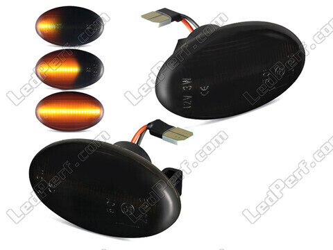 Dynamische LED zijknipperlichten voor Mercedes Citan - Gerookte zwarte versie