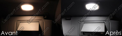 Ledlamp bij spiegel op de zonneklep Mercedes CLK (W208)