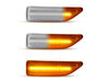 Verlichting van de sequentiële LED zijknipperlichten voor Mini Countryman II (F60) - Transparante versie