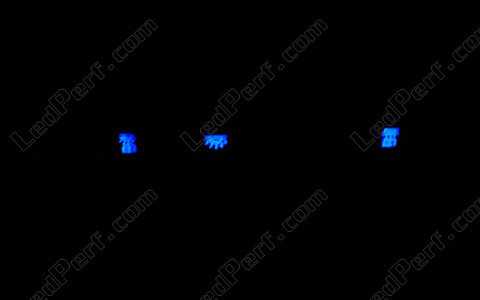Led Knoppen plafondverlichting blauw Opel Vectra C