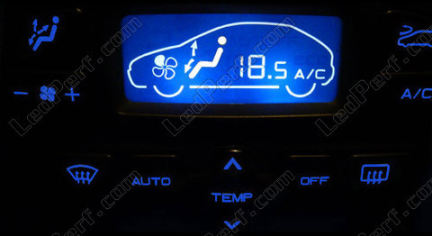 Led blauw airconditioning Peugeot 206 (>10/2002) met multiplex