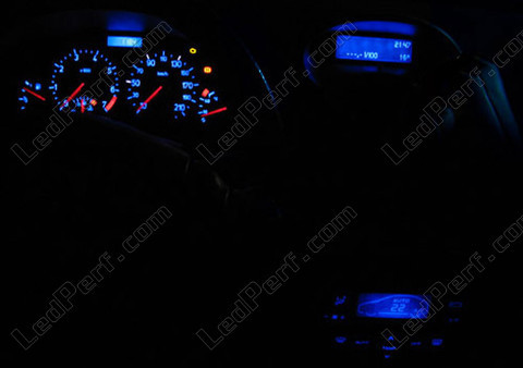 Led blauw dashboard Peugeot 206 (>10/2002) met multiplex