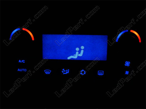 Led bi-zone airconditioning blauw Peugeot 307 T6 fase 2 led