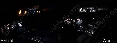 Ledlamp bij spiegel op de zonneklep Peugeot 508