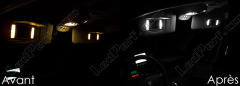 Ledlamp bij spiegel op de zonneklep Peugeot 807