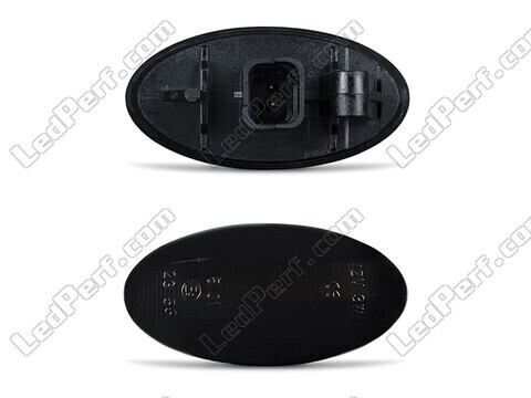 Connector van de dynamische LED zijknipperlichten voor Peugeot Partner II - Gerookte zwarte versie