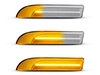 Verlichting van de sequentiële LED zijknipperlichten voor Porsche Panamera - Transparante versie