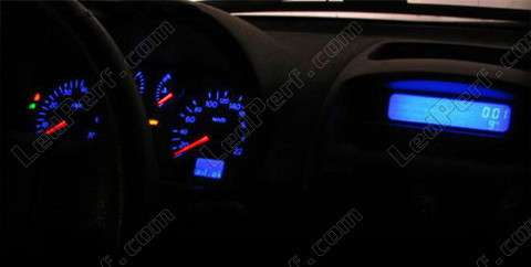 Led dashboard blauw Renault Clio 2 fase 2