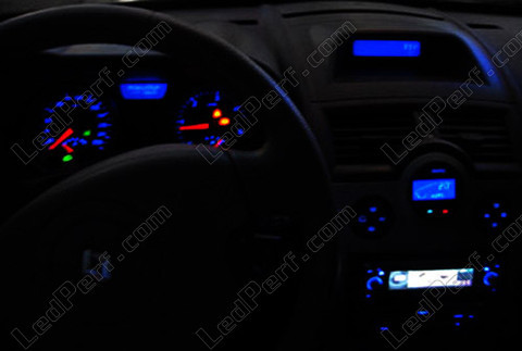 Led dashboard blauw Renault Megane 2