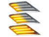 Verlichting van de sequentiële LED zijknipperlichten voor Subaru BRZ - Transparante versie