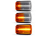 Verlichting van de sequentiële LED zijknipperlichten voor Volvo C70 - Transparante versie