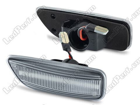 Zijaanzicht van de sequentiële LED zijknipperlichten voor Volvo XC90 - Transparante versie