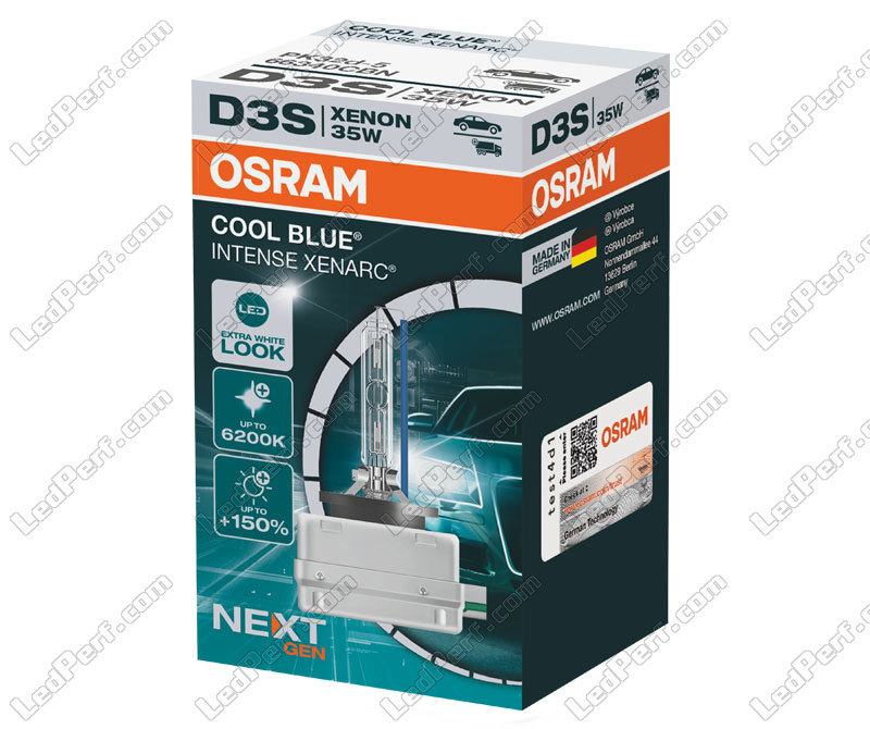 Ampoule Xénon D3S Osram Xenarc Cool Blue Intense NEXT GEN 6200K