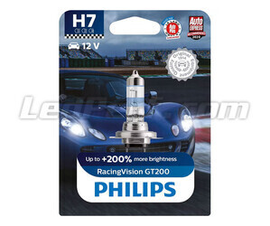 1x Ampoule H7 Philips RacingVision GT200 55W +200% - 12972RGTB1