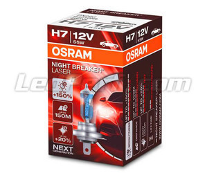 Ampoule H7 Osram Night Breaker Laser +130% à l'unité