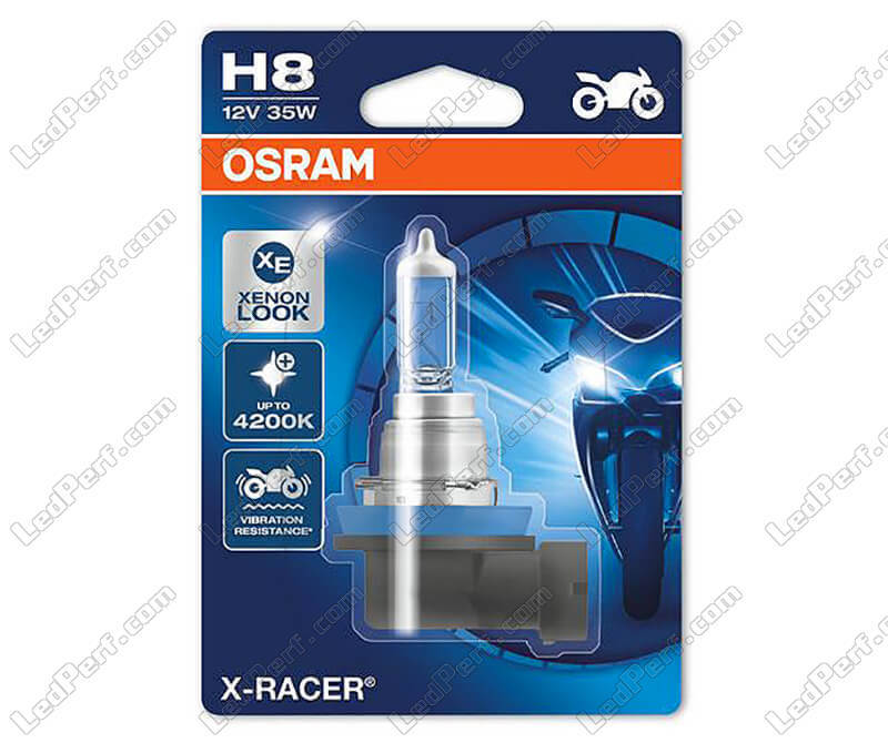 Ampoule H8 Osram X-Racer Effet Xénon 4200K vendu à l'unité
