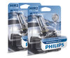 Pack de 2 ampoules HIR2 Philips WhiteVision ULTRA + Veilleuses - 9012WVUB1