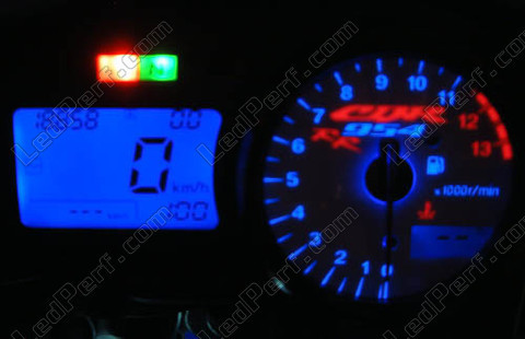 Set ledverlichting teller blauw Honda CBR 954 RR