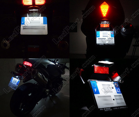 Led nummerplaat Kymco Quannon 125 Tuning