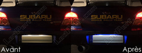 Led Plaque Immatriculation Subaru Impreza GD GG