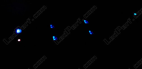 Led Boutons de leve-vitre bleu Renault Modus