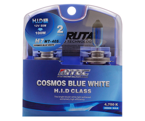 lamp op gas Xenon HB3 MTEC Cosmos Blue