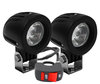 Phares additionnels LED pour moto Ducati Hypermotard 796 - Longue portée