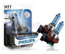 Set van 2 koplampen H11 White Vision Philips