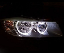 Set angel eyes met leds voor BMW Serie 3 (E90 - E91) fase 2 (LCI) - Zonder oorspronkelijk Xenon
