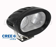 Phare additionnel LED CREE Ovale 20W pour Moto - Scooter - Quad