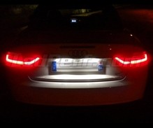 Ledset (wit zuiver 6000K) voor de nummerplaat achter voor de Audi A5 8T
