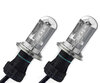 Pack de 2 ampoules H4 Bi Xenon HID de rechange 55W 6000K