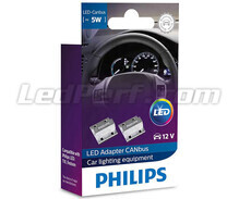 2x  Philips Canbus 5W Weerstanden voor stadslicht en kentekenplaat LED - 12956X2